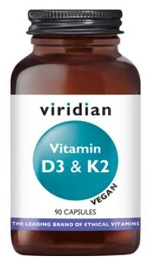 VIRIDIAN VITAMIN D3  K2 90 CAPS